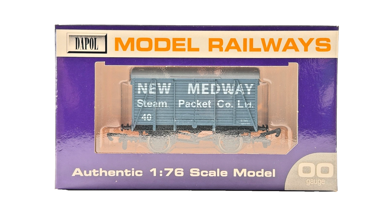 DAPOL 00 GAUGE - NEW MEDWAY STEAM PACKET COMPANY VENT VAN 40 (LIMITED EDITION)