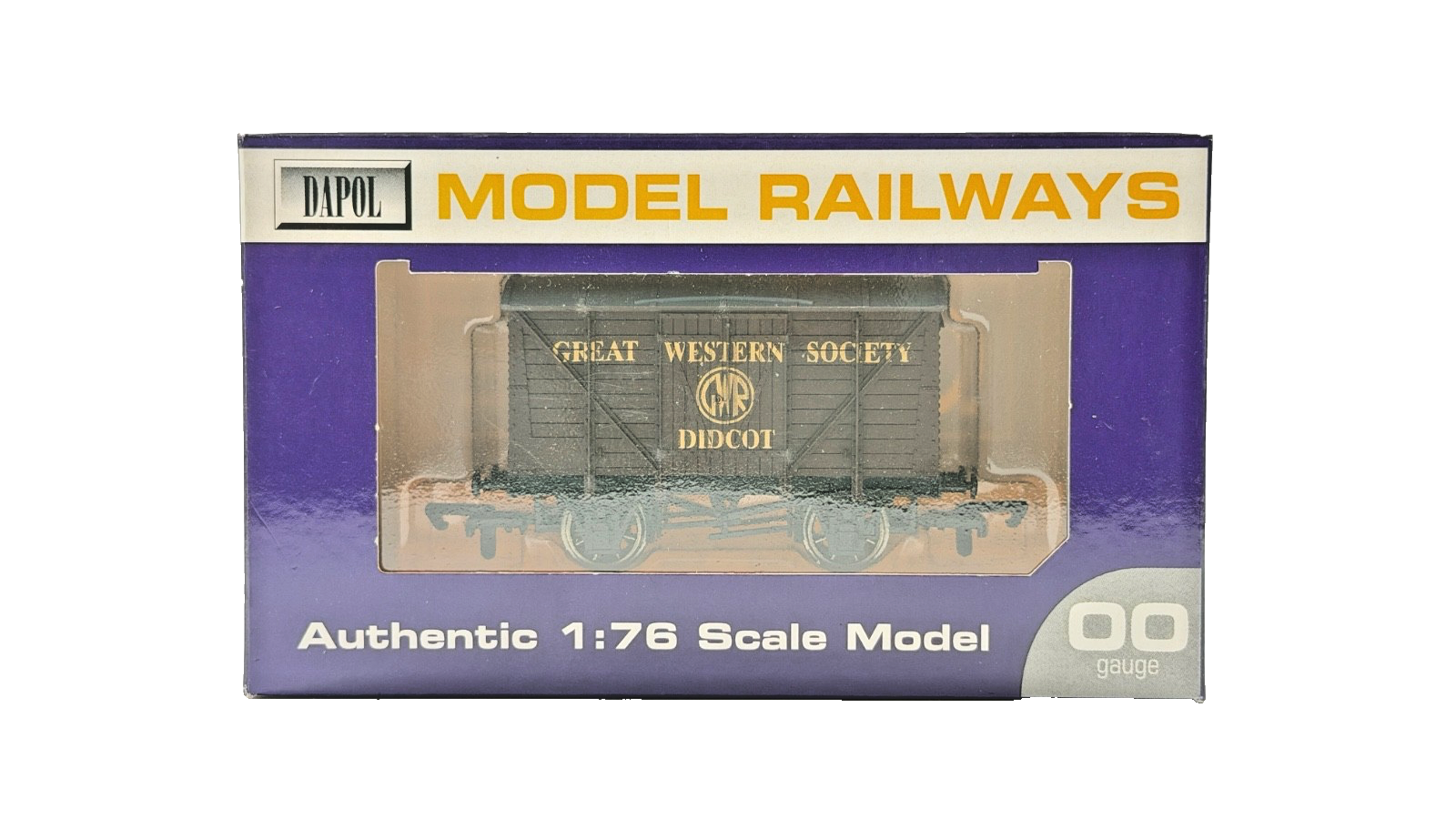 DAPOL 00 GAUGE - GWR GREAT WESTERN SOCIETY DIDCOT VENT VAN (LIMITED EDITION)