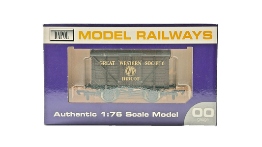 DAPOL 00 GAUGE - GWR GREAT WESTERN SOCIETY DIDCOT VENT VAN (LIMITED EDITION)