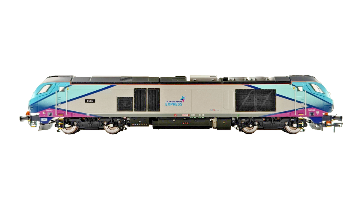 DAPOL OO GAUGE - 4D-022-022D - CLASS 68 DIESEL 68031 TRANSPENNINE EXPRESS FELIX