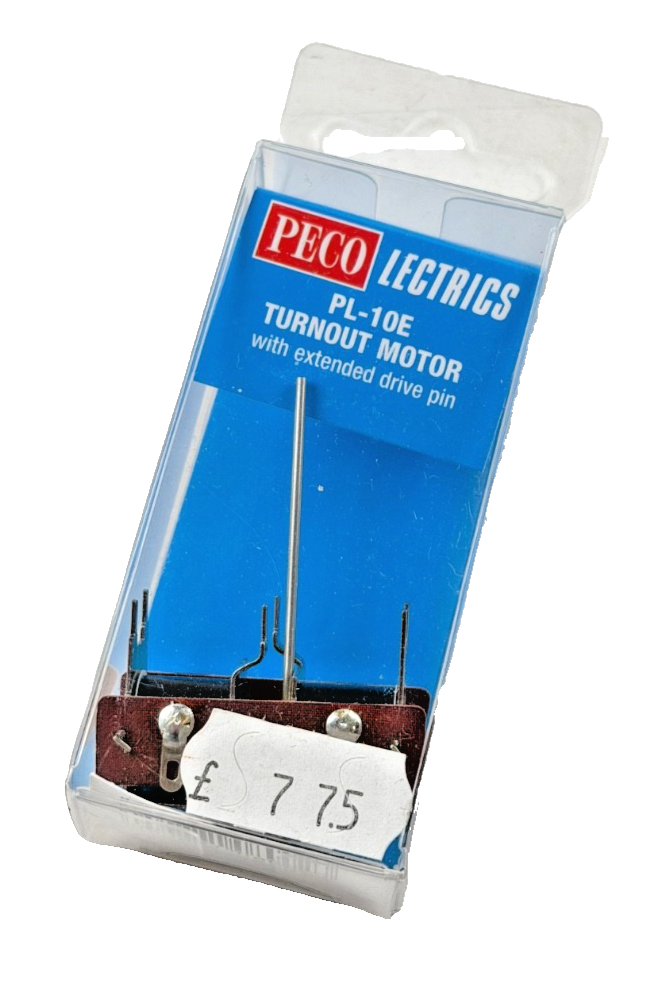 PECO LECTRICS PL-10E TURNOUT MOTOR WITH EXTENDED DRIVE PIN - SEALED
