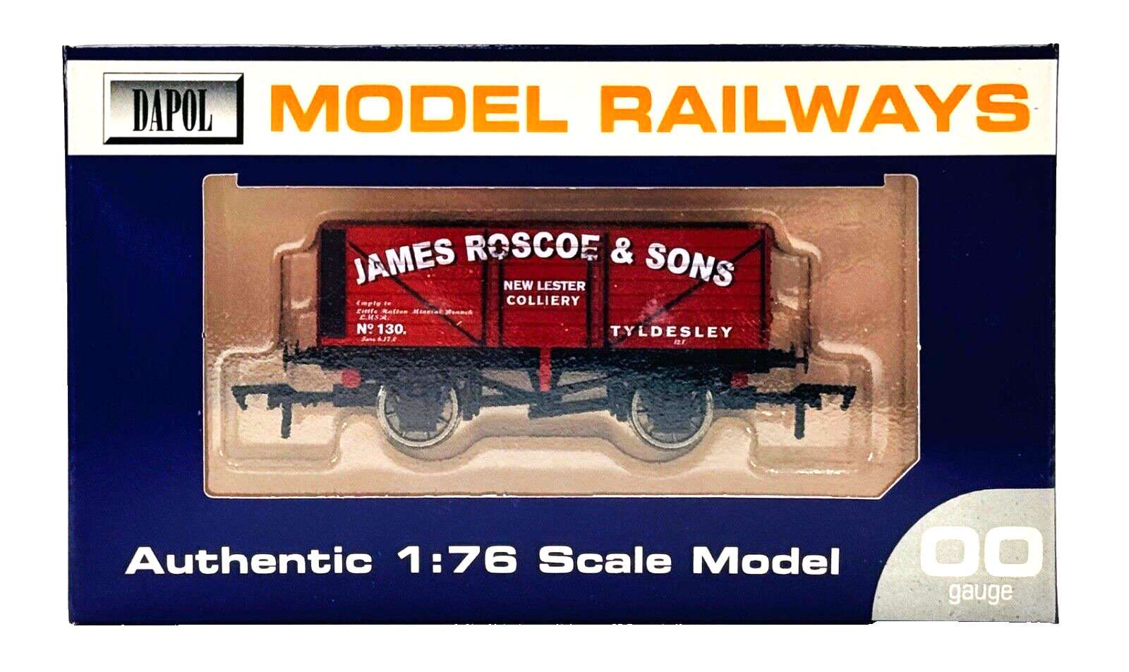 DAPOL 00 GAUGE - JAMES ROSCOE & SONS NEW LESTER COLLIERY 130 (LIMITED EDITION)