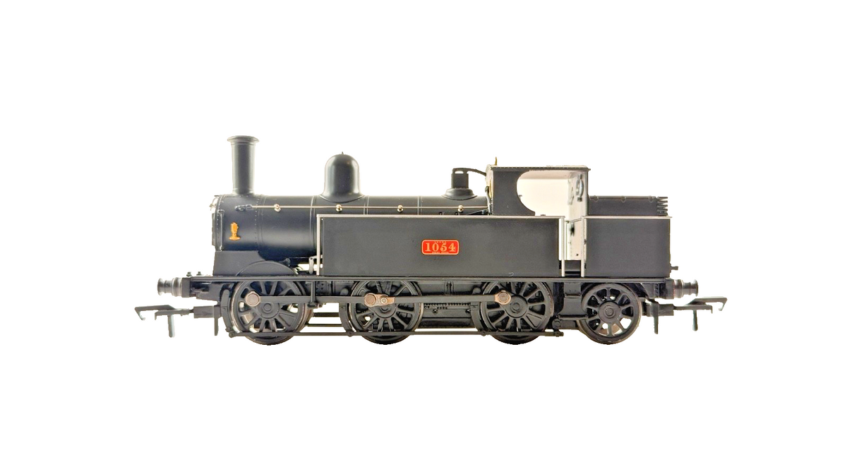 BACHMANN 00 GAUGE - 35-050 - LNWR WEBB COAL TANK 1054 LNWR PLAIN BLACK LIVERY