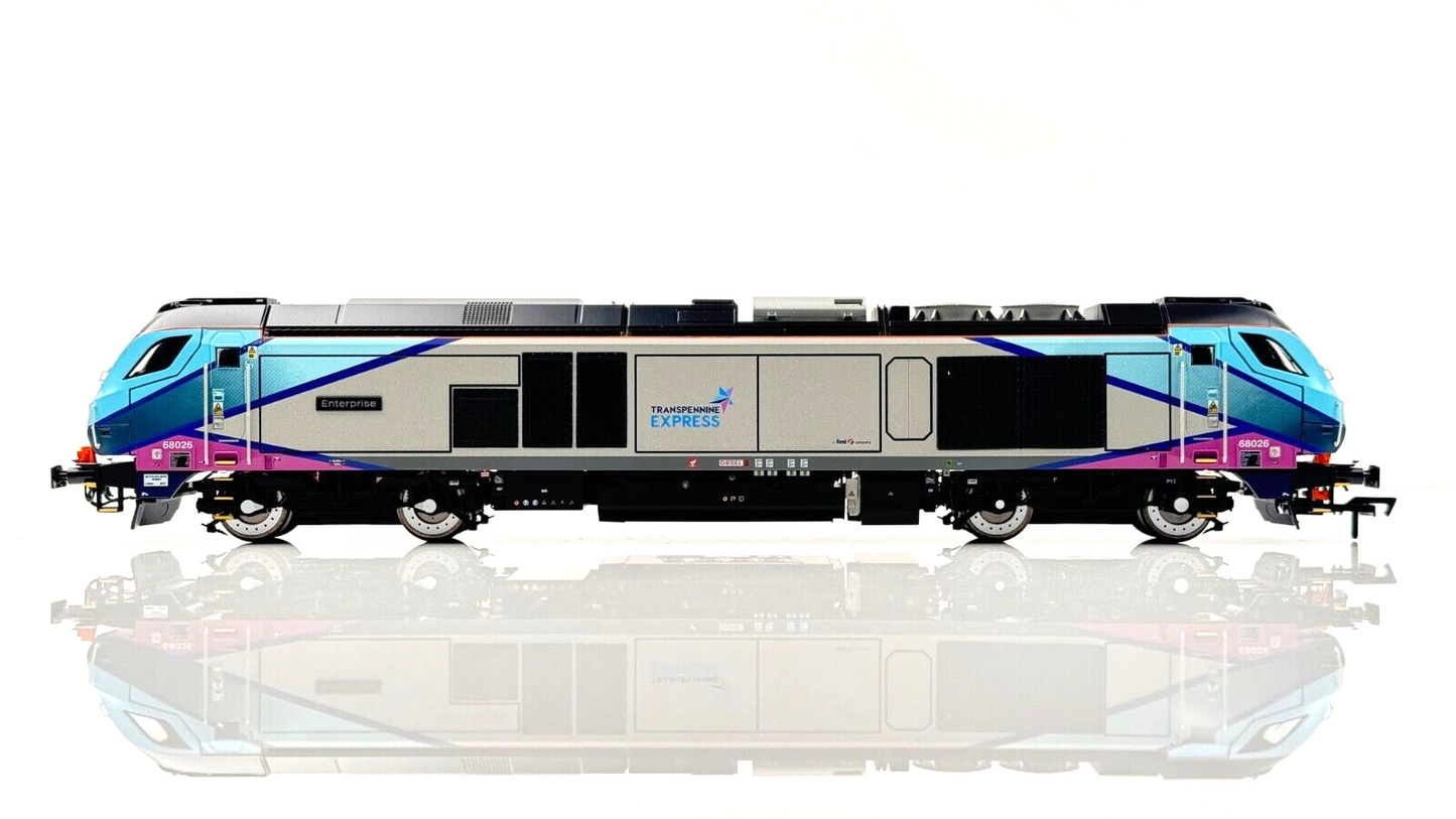 DAPOL 00 GAUGE - 4D-022-024 - CLASS 68 68026 TRANSPENNINE EXPRESS ENTERPRISE NEW