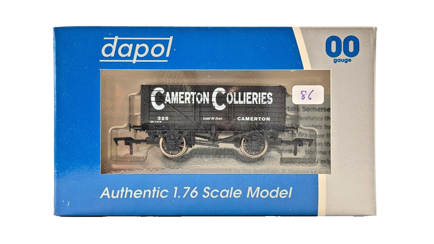 DAPOL 00 GAUGE - CAMERTON COLLIERIES PLANK WAGON NO.325 (LIMITED EDITION)