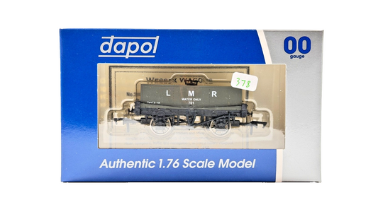 DAPOL 00 GAUGE - LONGMOOR MILITARY RAILWAY LMR RECTANGULAR TANK (LTD EDITION)