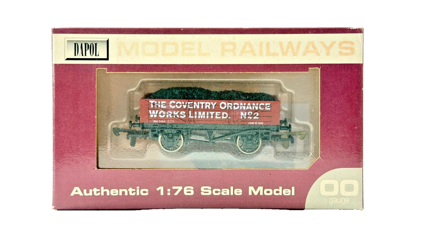 DAPOL 00 GAUGE - COVENTRY ORDNANCE WORKS PLANK WAGON NO.2 (LIMITED EDITION)