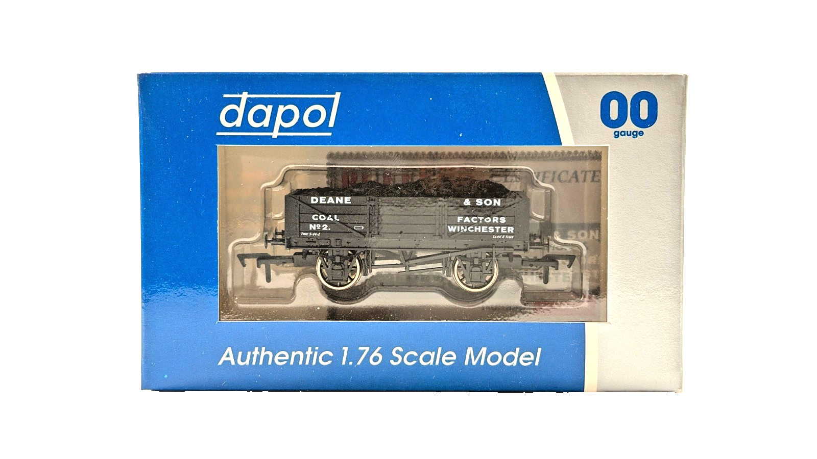 DAPOL 00 GAUGE - DEANS & SON COAL FACTORS WINCHESTER WAGON 2 (LIMITED EDITION)