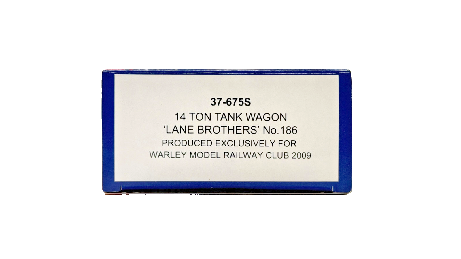 BACHMANN 00 GAUGE - 37-675S - 14 TON TANK WAGON LANE BROTHERS NO.186 (WARLEY)