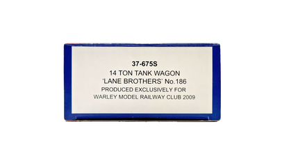 BACHMANN 00 GAUGE - 37-675S - 14 TON TANK WAGON LANE BROTHERS NO.186 (WARLEY)