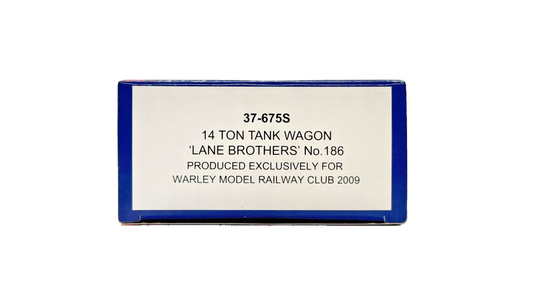 BACHMANN 00 GAUGE - 37-675S - 14 TON TANK WAGON LANE BROTHERS NO.186 (WARLEY)