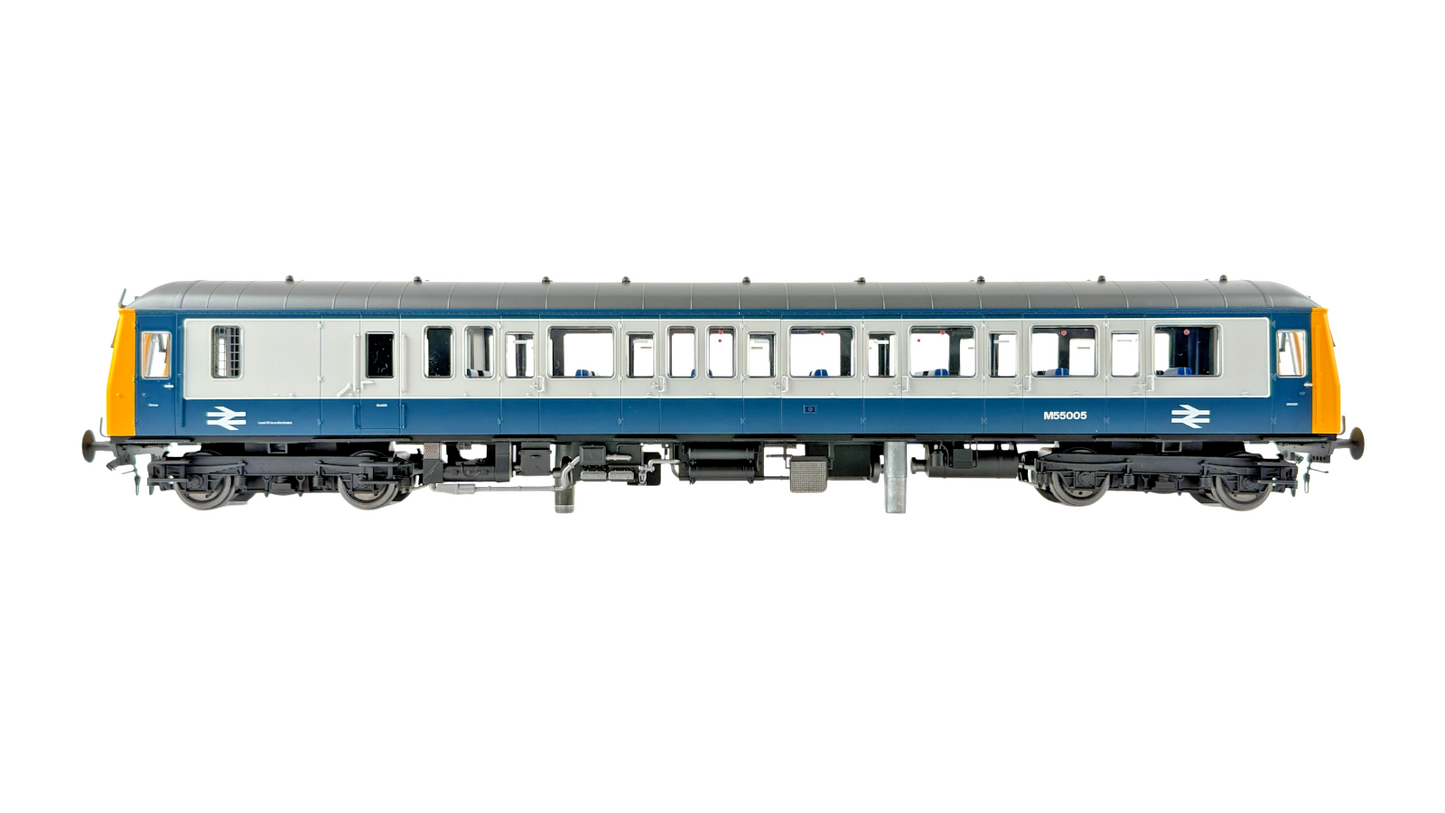 DAPOL O GAUGE - 7D-015-008 - CLASS 122 M55005 BLUE/GREY DCC SOUND LOKSOUND V5