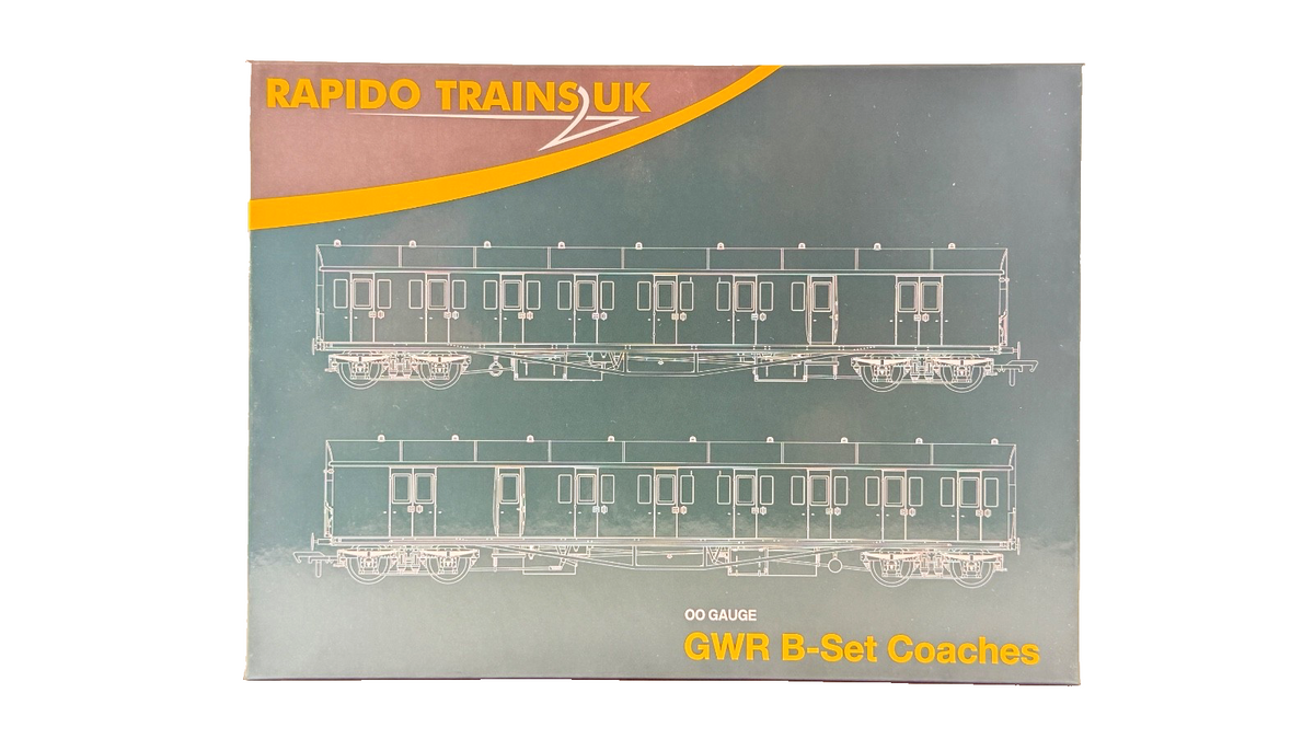 RAPIDO OO GAUGE - 946008 - DIA E140 B SET GWR WARTIME BROWN KINGSBRIDGE BRANCH