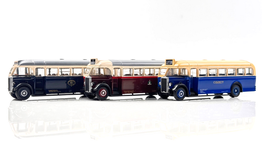 EFE/EQUIVALENT 1/76 SCALE - 3 X BUSES LEYLAND TIGER SUNDERLAND ARKSEY LEPTON UB