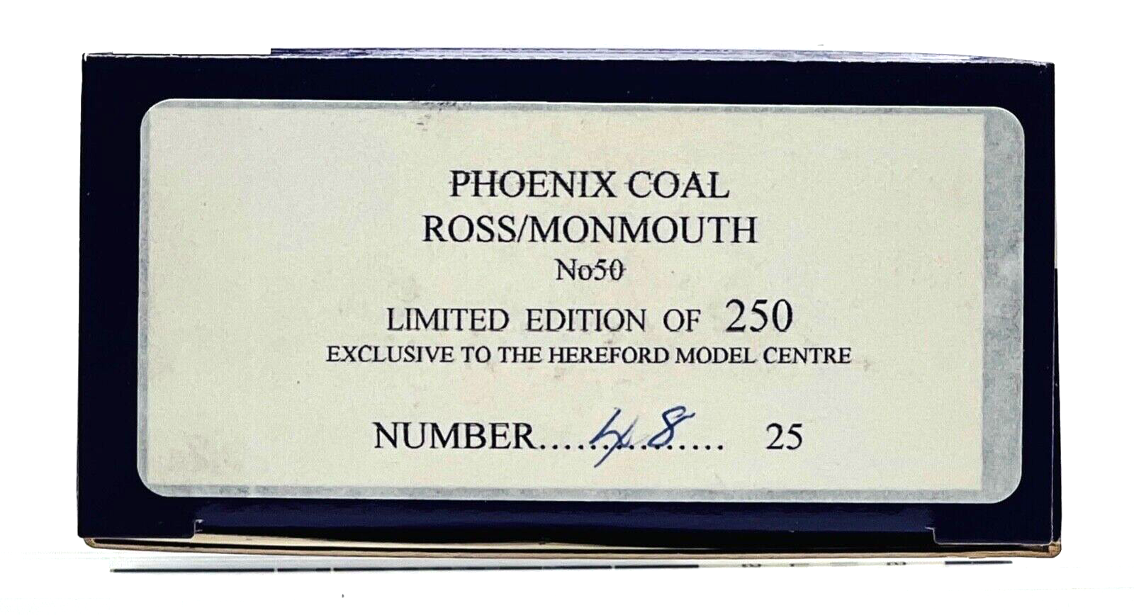 DAPOL 00 GAUGE - 'PHOENIX COAL CO ROSS & MONMOUTH PLANK NO.50' (LIMITED EDITION)