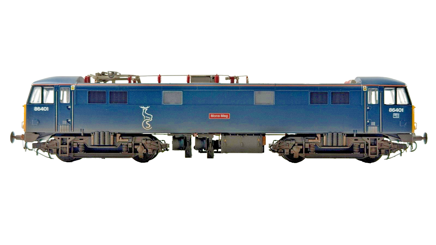 HELJAN OO GAUGE - 8645 - CLASS 86 ELECTRIC 86401 CALEDONIAN SLEEPER MONS MEG TMC