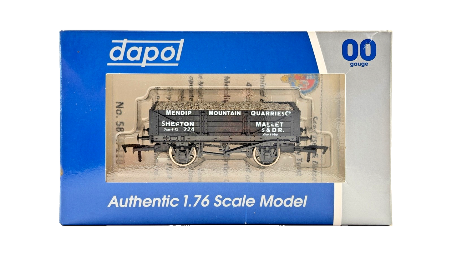DAPOL 00 GAUGE - MENDIP MOUNTAIN QUARRIES SHEPTON MALLET S&DR (LIMITED EDITION)