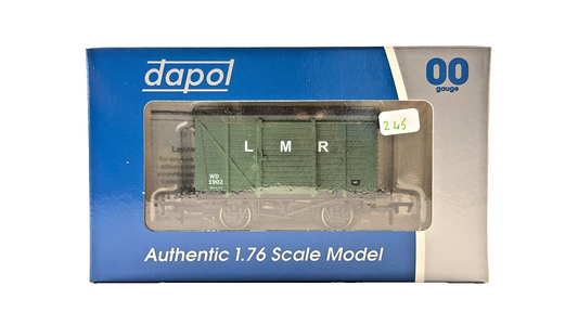 DAPOL 00 GAUGE - LMR LONGMOOR MILITARY RAILWAY GREEN VENT VAN (LIMITED EDITION)