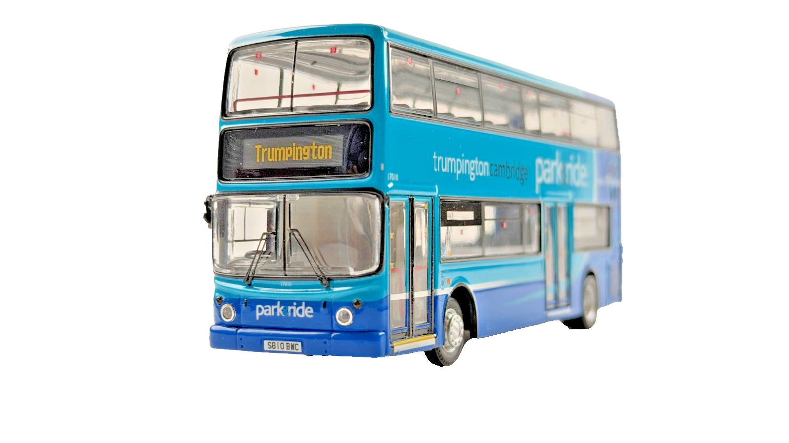 CMNL UKBUS 1015 1/76 SCALE - DENNIS TRIDENT CAMBRIDGE PARK & RIDE BUS UNBOXED