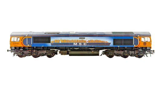 BACHMANN OO GAUGE - 32-727W - CLASS 66 DIESEL 66709 SORRENTO GBRF MSC FOR KERNOW
