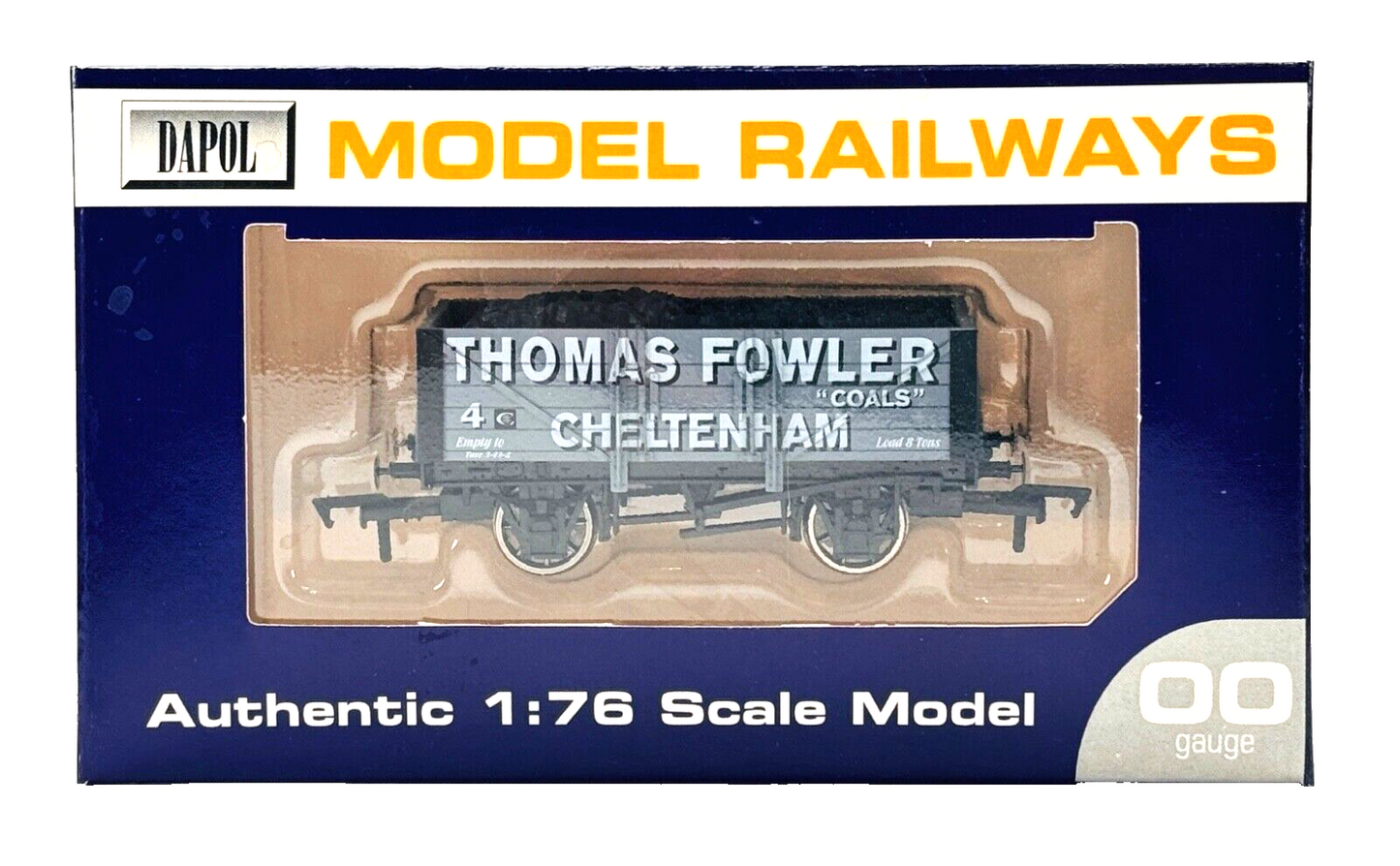 DAPOL 00 GAUGE - THOMAS FOWLER "COALS" CHELTENHAM WAGON NO.4 (LIMITED EDITION)