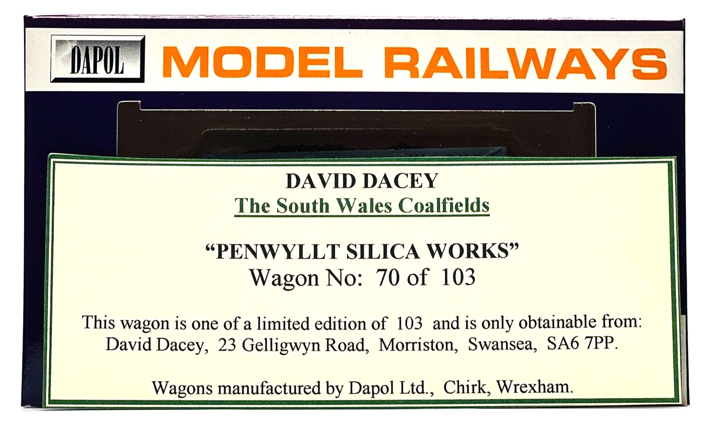 DAPOL 00 GAUGE - 'PENWYLLT SILICA WORKS' NO.19 SOUTH WALES (DAVID DACEY LTD ED)