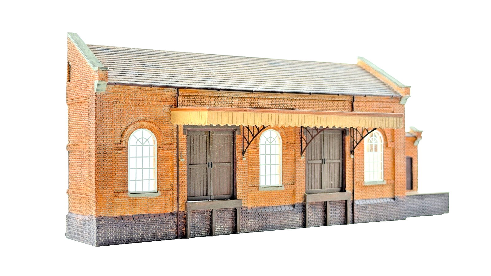 BACHMANN OO GAUGE SCENECRAFT - 44-238 - LOW RELIEF GOODS LOADING CANOPY UNBOXED
