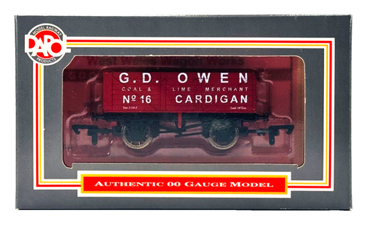 DAPOL 00 GAUGE - G.D OWEN COAL LIME MERCHANTS CARDIGAN NO.16 (LIMITED EDITION)