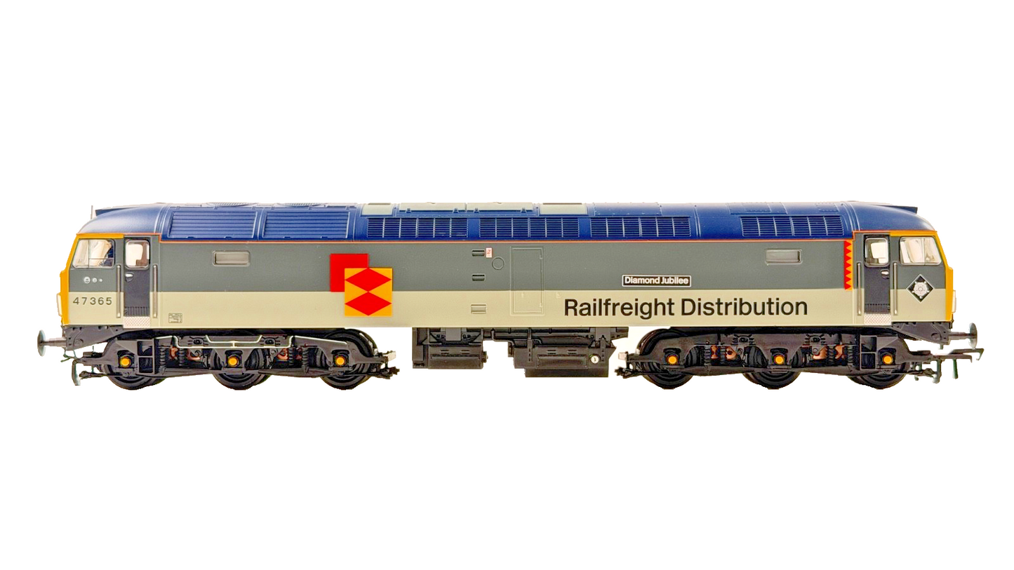 BACHMANN 00 GAUGE - 32-816 - CLASS 47 DIESEL 47365 DIAMOND JUBILEE RAILFREIGHT