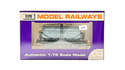 DAPOL 00 GAUGE - NATIONAL SMELTING COMPANY AVONMOUTH TANKER (LIMITED EDITION)