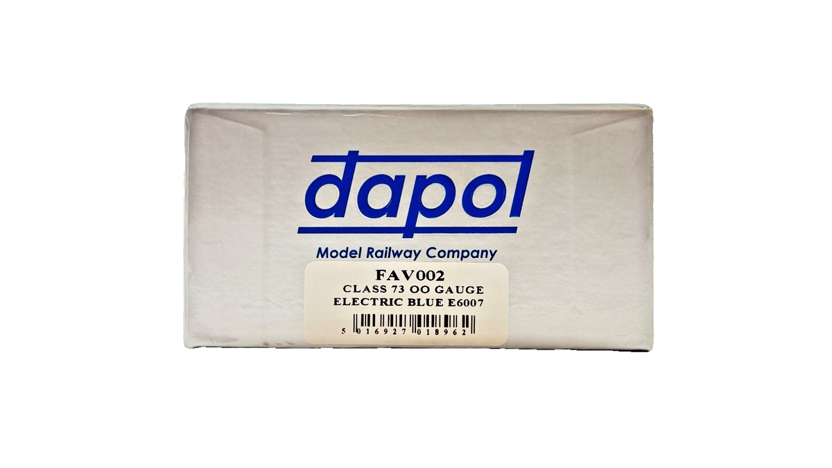 DAPOL OO GAUGE - FAV002 - CLASS 73 ELECTRO DIESEL E6007 ELECTRIC BLUE WEATHERED