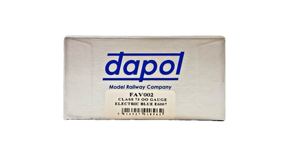 DAPOL OO GAUGE - FAV002 - CLASS 73 ELECTRO DIESEL E6007 ELECTRIC BLUE WEATHERED