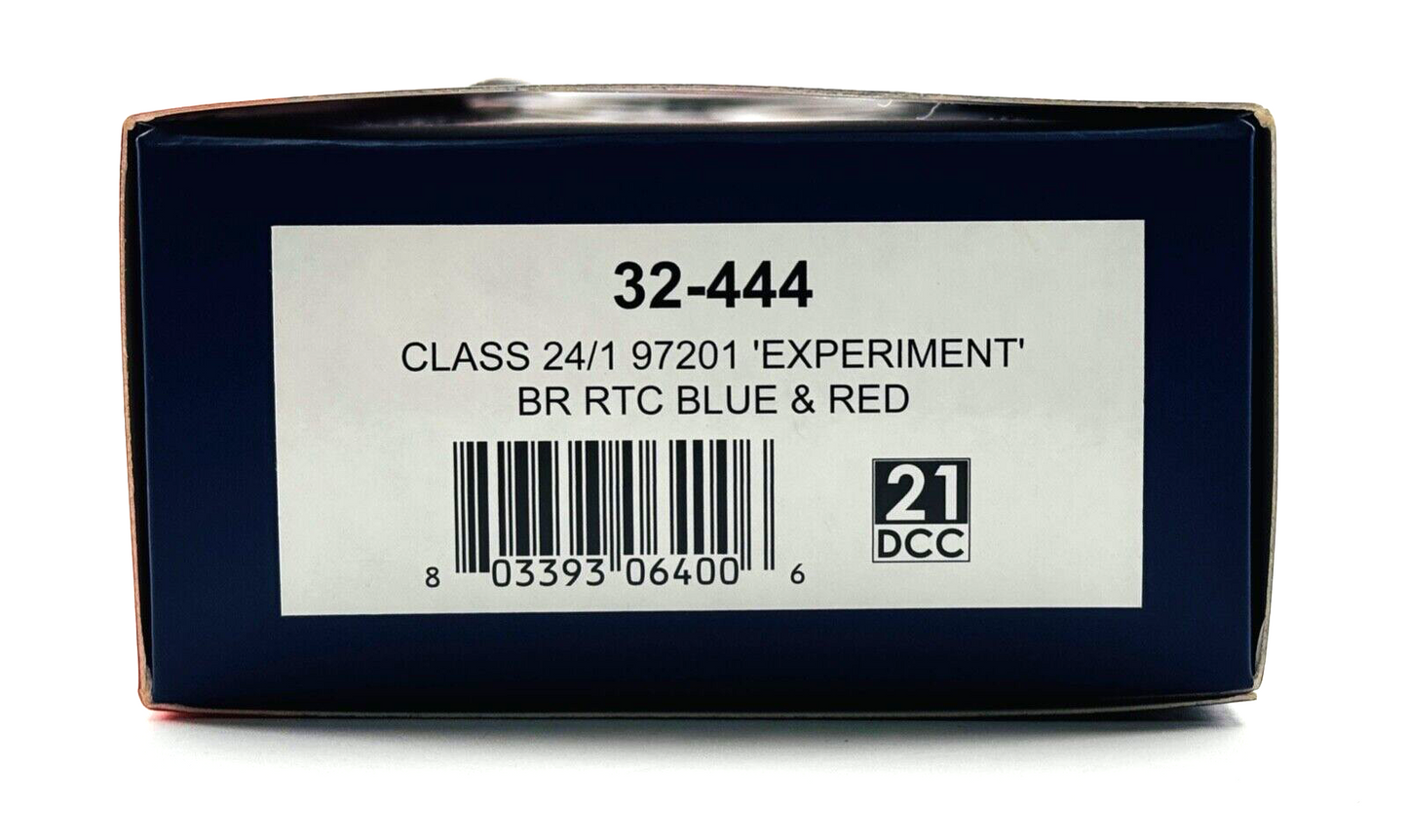 BACHMANN 00 GAUGE - 32-444 - CLASS 24/1 97201 'EXPERIMENT' RTC BLUE RED - BOXED