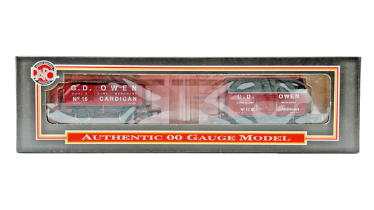 DAPOL 00 GAUGE - G.D. OWEN COAL LIME MERCHANTS CARDIGAN SET (LIMITED EDITION)