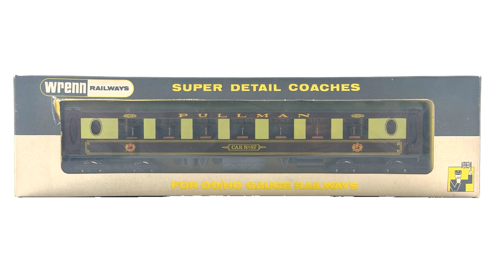 WRENN OO GAUGE - W6001.A/W6002.A - VERA AUDREY AND CAR NO.87 PULLMAN COACHES X 3