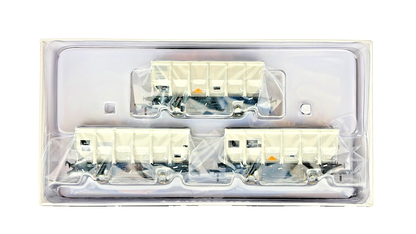 ACCURASCALE OO GAUGE - ACC1018-HUO-T - BR 24.5T HOP/HUO COAL HOPPER BR GREY TOPS