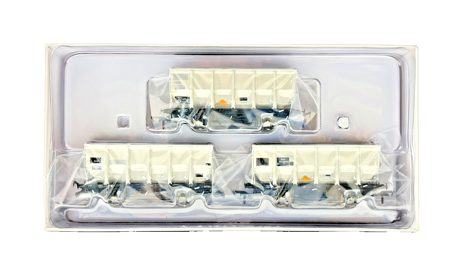 ACCURASCALE OO GAUGE - ACC1018-HUO-T - BR 24.5T HOP/HUO COAL HOPPER BR GREY TOPS