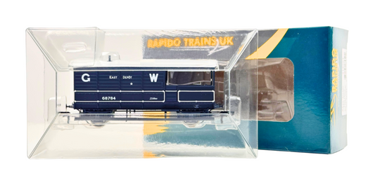 RAPIDO 00 GAUGE - 918003 - AA20 TOAD EAST DEPOT GW GREY LARGE BRAKE VAN - BOXED