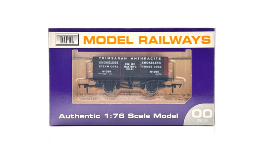 DAPOL 00 GAUGE - TRIMSARAN ANTHRACITE MALTING COAL NO.295 (LIMITED EDITION)