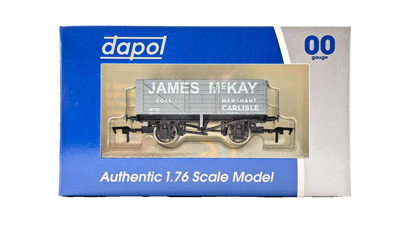 DAPOL 00 GAUGE - JAMES MCKAY COAL MERCHANT CARLISLE WAGON 10 (LIMITED EDITION)
