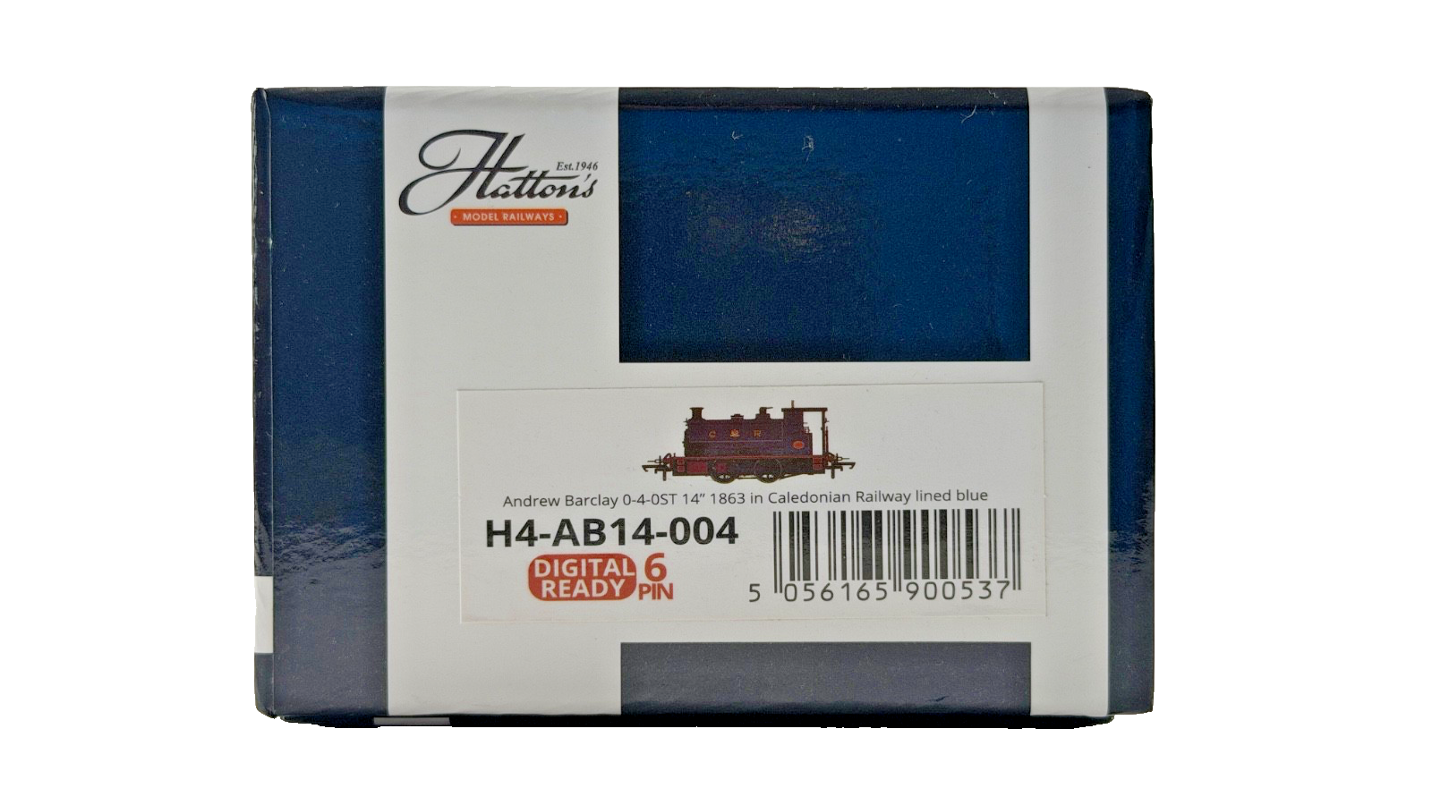 HATTONS OO GAUGE - H4-AB14-004 - ANDREW BARCLAY 0-4-0ST CALEDONIAN RAILWAY BLUE