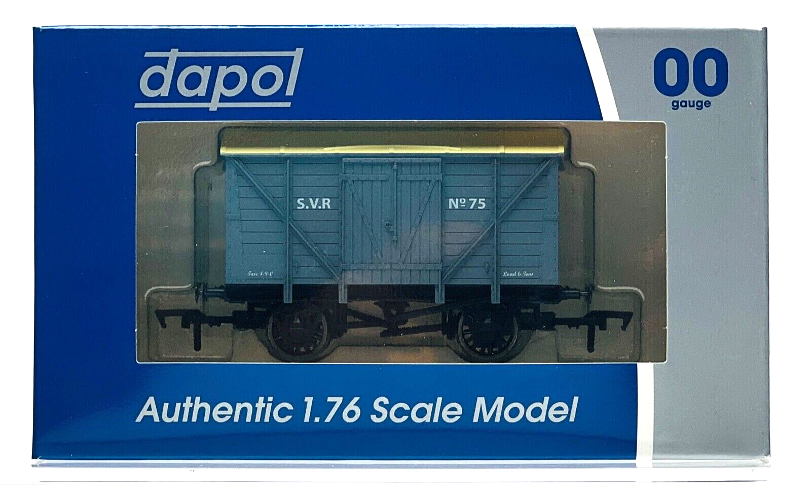 DAPOL 00 GAUGE - SWANSEA VALE RAILWAY SVR VENT VAN NO.75 (BURNHAM LIMITED ED)