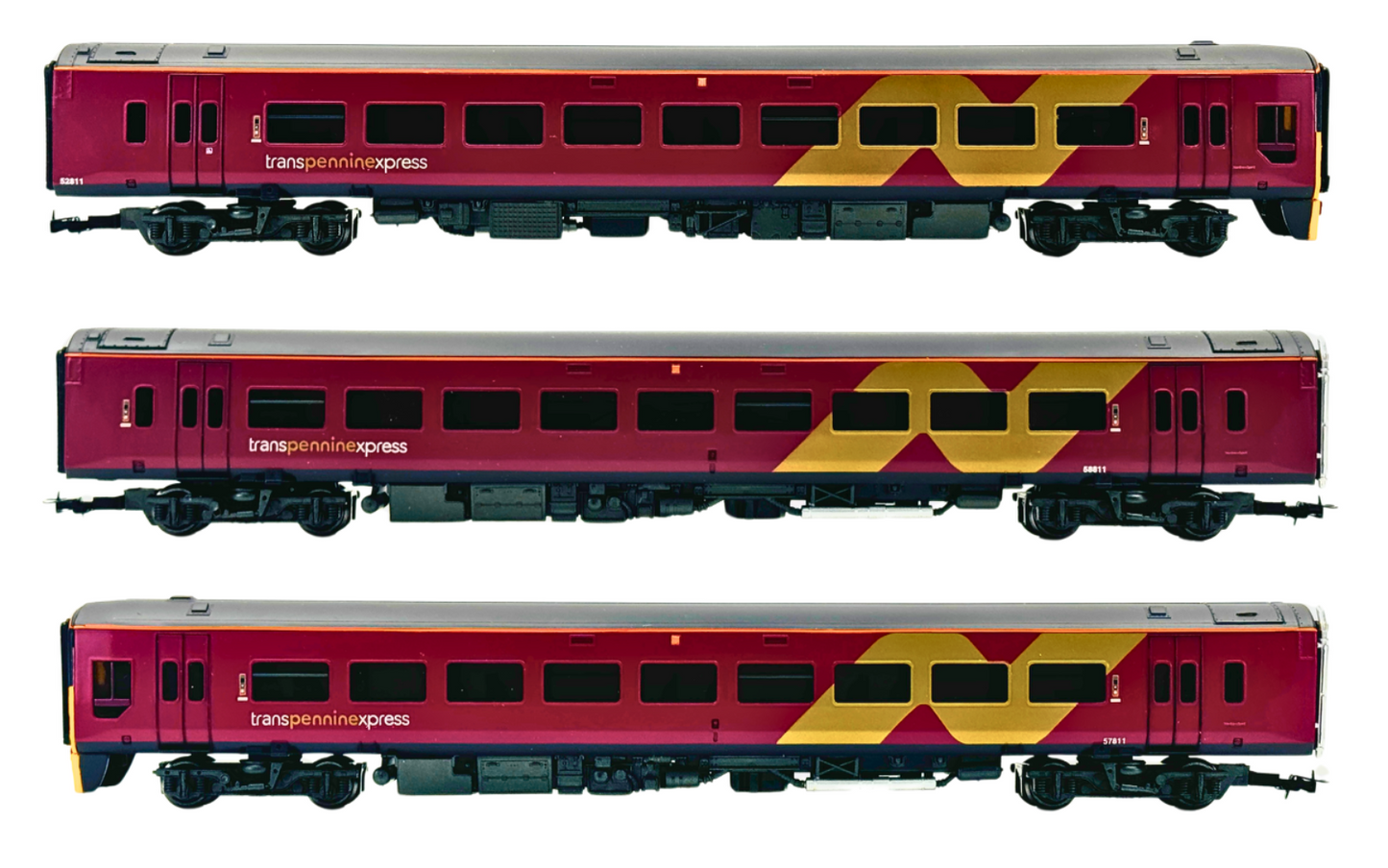 BACHMANN 00 GAUGE - 31-513 - CLASS 158 DMU 3 CAR 'TRANSPENNINE EXPRESS' BOXED