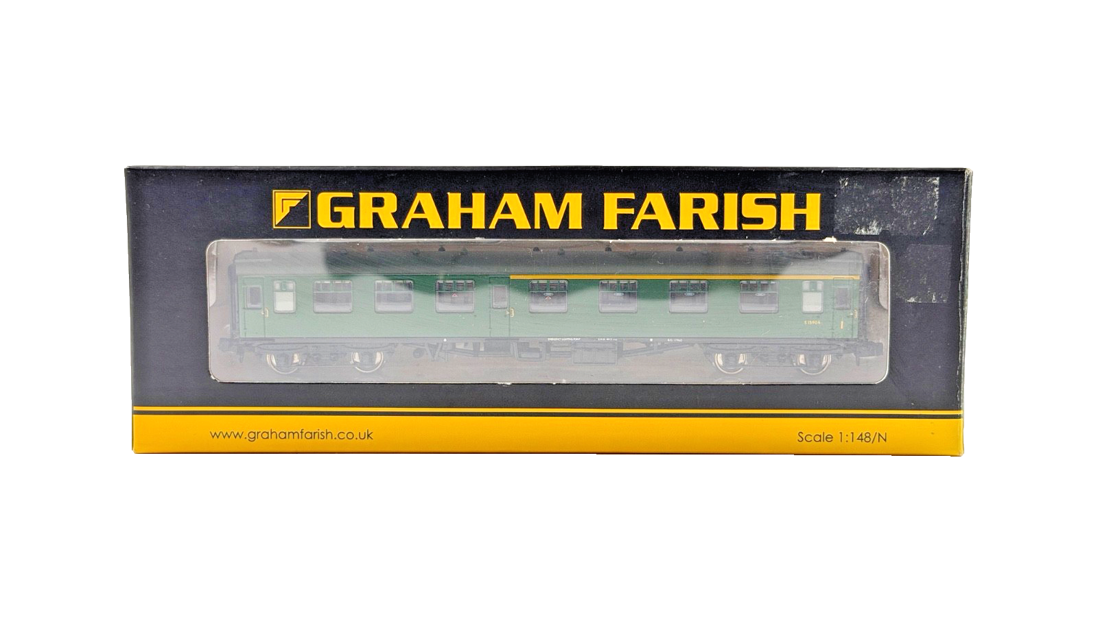 GRAHAM FARISH N GAUGE - 374-259 - MK1 CK COMPOSITE CORRIDOR COACH BR GREEN (SR)