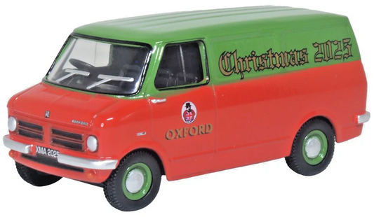 OXFORD DIECAST 1/76 SCALE - SP189 - BEDFORD CF VAN XMAS CHRISTMAS 2005 NEW