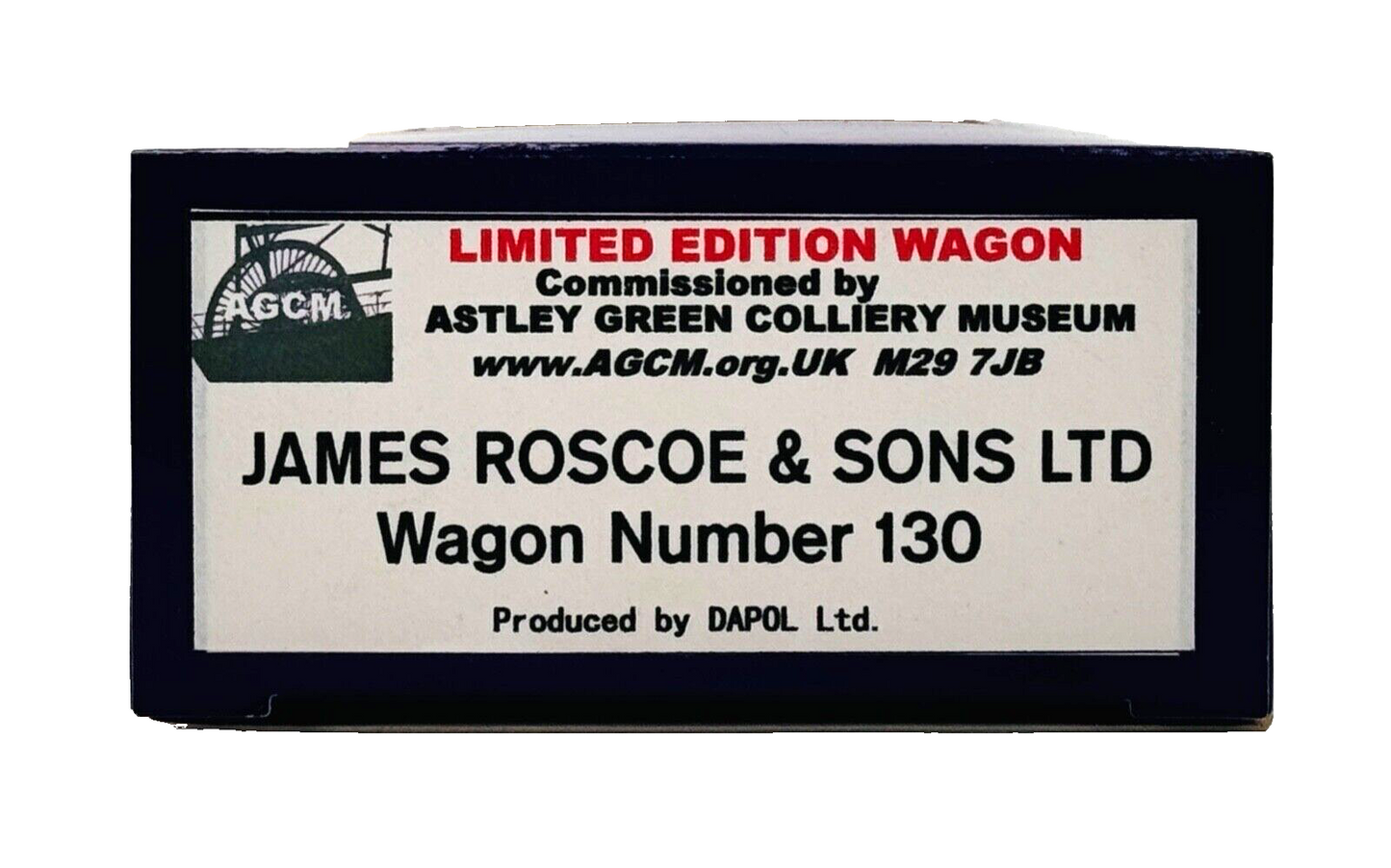 DAPOL 00 GAUGE - JAMES ROSCOE & SONS NEW LESTER COLLIERY 130 (LIMITED EDITION)