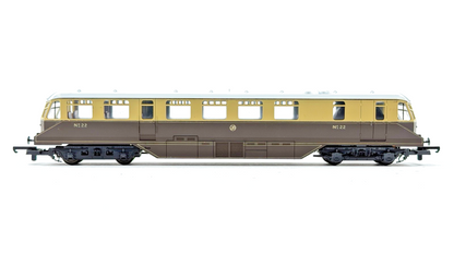 LIMA 00 GAUGE - 205132 - GWR DIESEL RAILCAR CHOCOLATE CREAM NO.22 BOXED