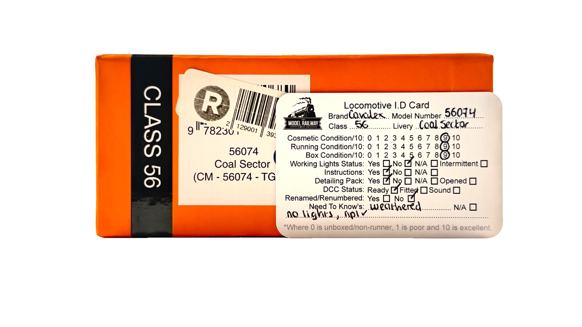 CAVALEX MODELS OO GAUGE - CM-56074-TGCS - CLASS 56 DIESEL 56074 COAL SECTOR (W)