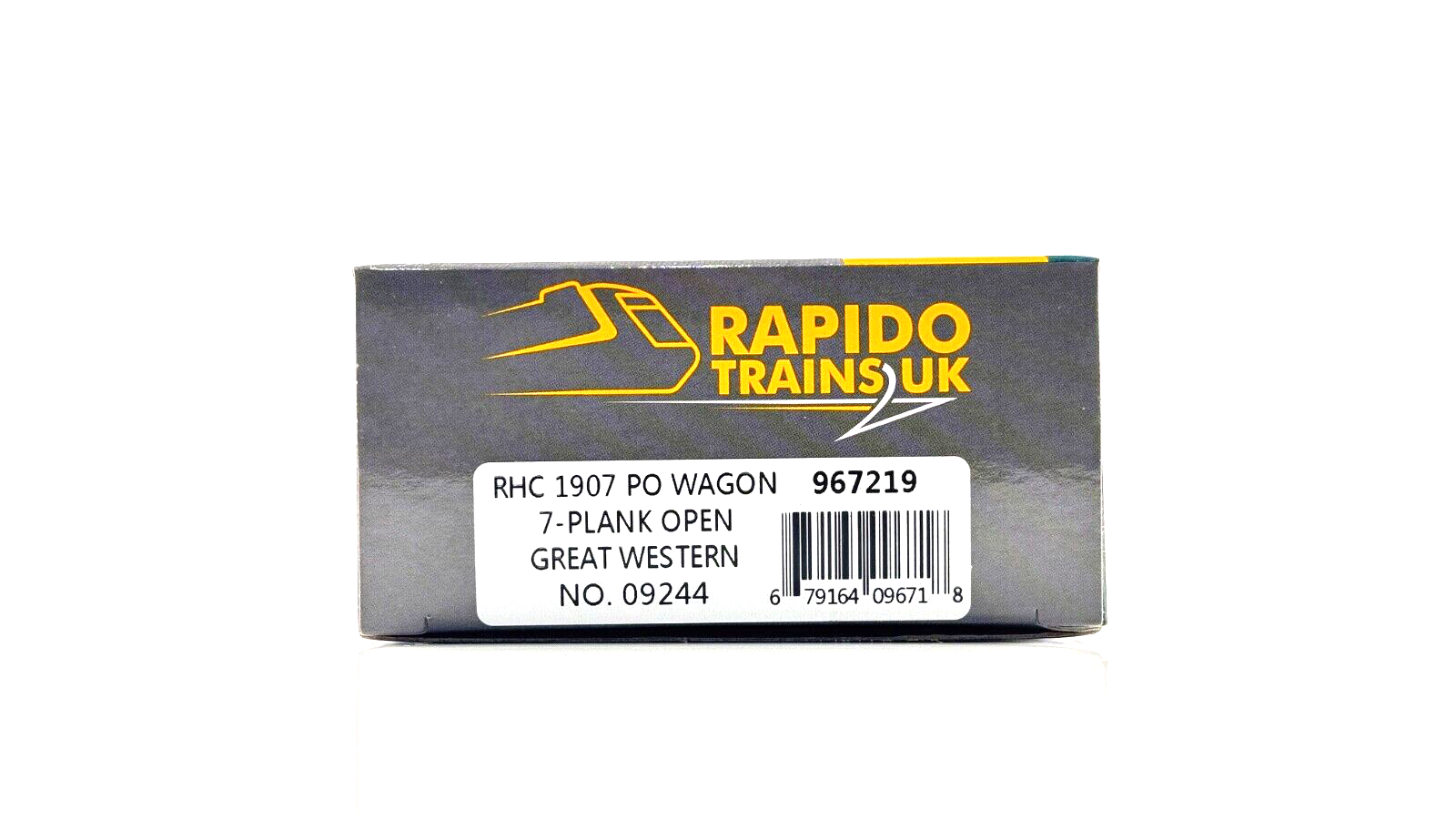 RAPIDO 00 GAUGE - 967219 - RHC 1907 PO WAGON 7 PLANK GREAT WESTERN - BOXED