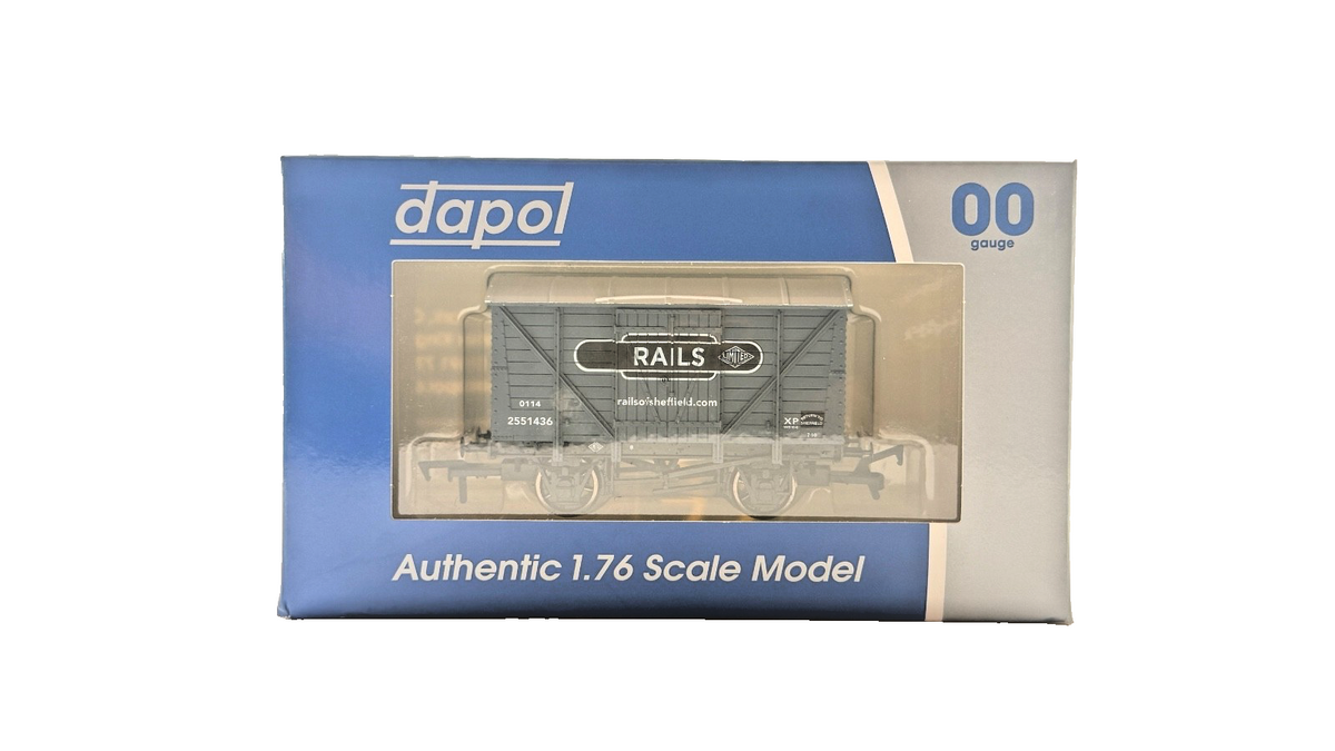 DAPOL OO GAUGE - RAILS OF SHEFFIELD PROMOTIONAL BOX VAN BOXED